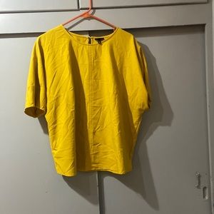 Yellow work blouse